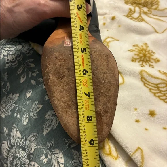 Coach Bond Napa Block Mid Calf Stacked Heels - Picture 2 of 8